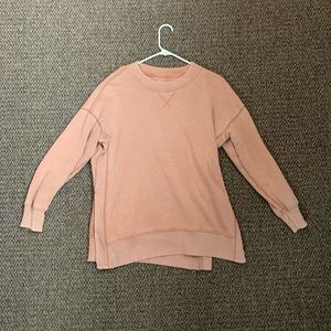 Aerie blush crew neck
